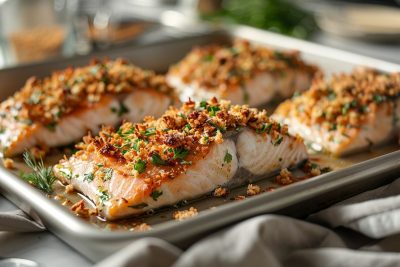 Le crumble de cabillaud, une option économique pour un repas de poisson