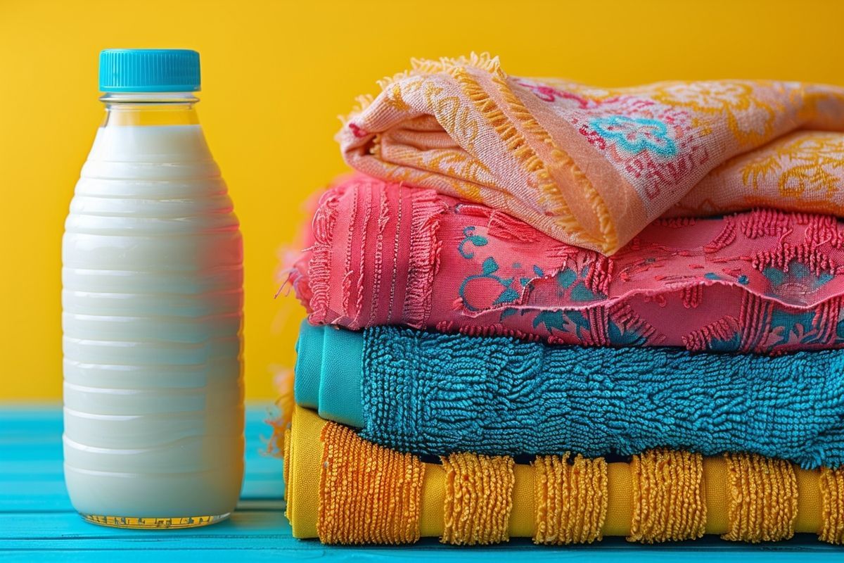 Utilisez le lait pour transformer et blanchir votre linge de manière naturelle